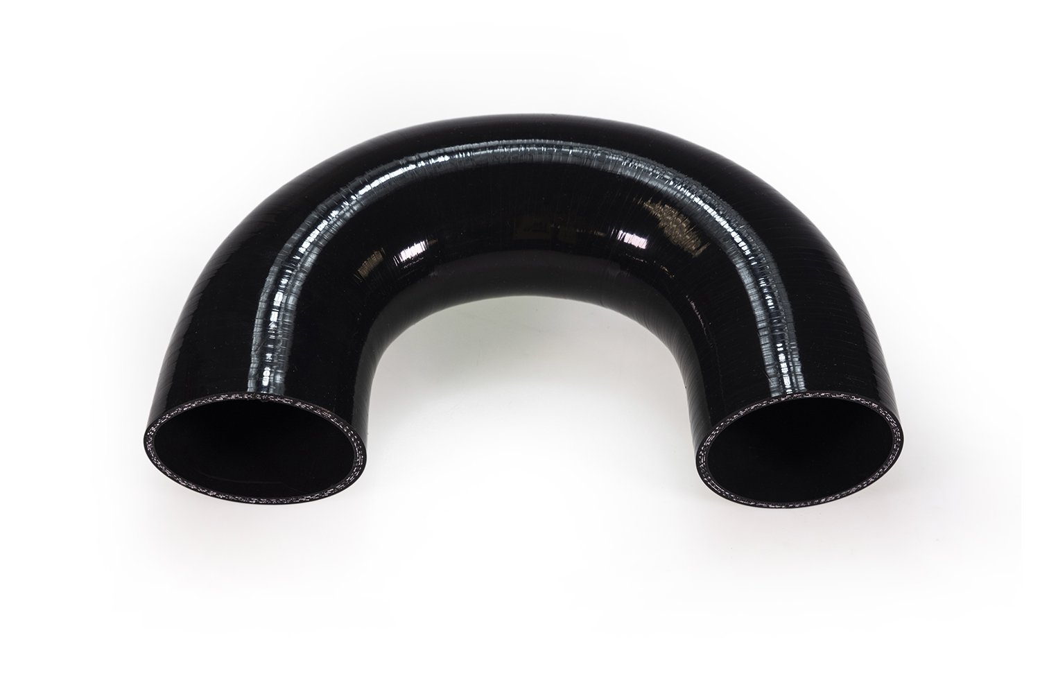 Pipe Turbo Coupler Hose Degree 180 U Silicone inch 3 Intercooler Black