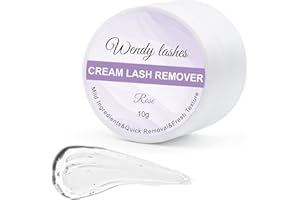 WENDY LASHES Lash Remover For Lash extensions/Lash Clusters Cream Lash Glue Remover 10g Effectively| Low Irritation for Sensitive Skin Lash Extension Remover Easy Removal of Indicidual Lashes Glue Remover(Rose)