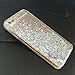 iPhone 6 Case, iPhone 6S Case, Crazy Panda® Luxury Bling Glitter Sparkle Hybrid Bumper Case Liquid Infused with Glitter and Stars for iPhone 6/iPhone 6S Obtained Test Report - Silver Diamonds
