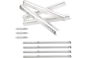 Votenli S47E(4-Pack) Repair Kit (16 15/16" Heat Plates) Replacement for Charbroil 463361017, 463673517, 463673017, 463376018P2, 463376117, 463275517, 463377117, 463673617, 463377017, 463347017