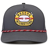 NASCAR International Vintage Logo Snapback Hat – Retro Racing Cap with Adjustable Fit