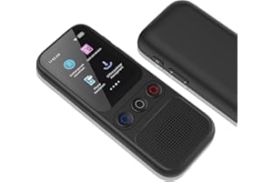 RODXEGU Language Translator Device, 138 Languages Supported, Instant Offline Language Translator Device, Voice Translator Offline, Portable Two-Way Real-Time Language Translator for Travel Business Learning