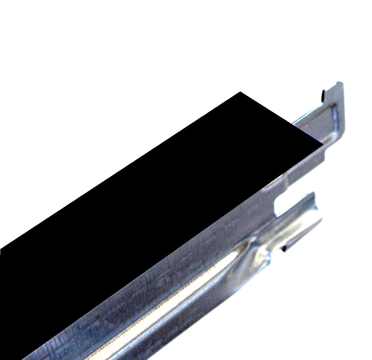 Suspended Ceiling Grid Component, Black Cross Tee Section 600mm x 24mm