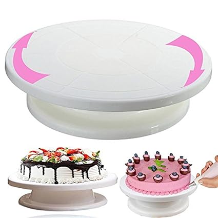 Buy One Stop Shop Plastic Cake Decorating Revolving Turntable