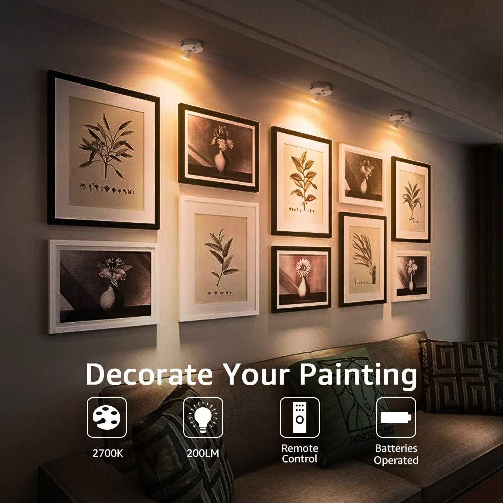 Picture & Display Lights Lighting 2700K Warm White Wall Lights for Art