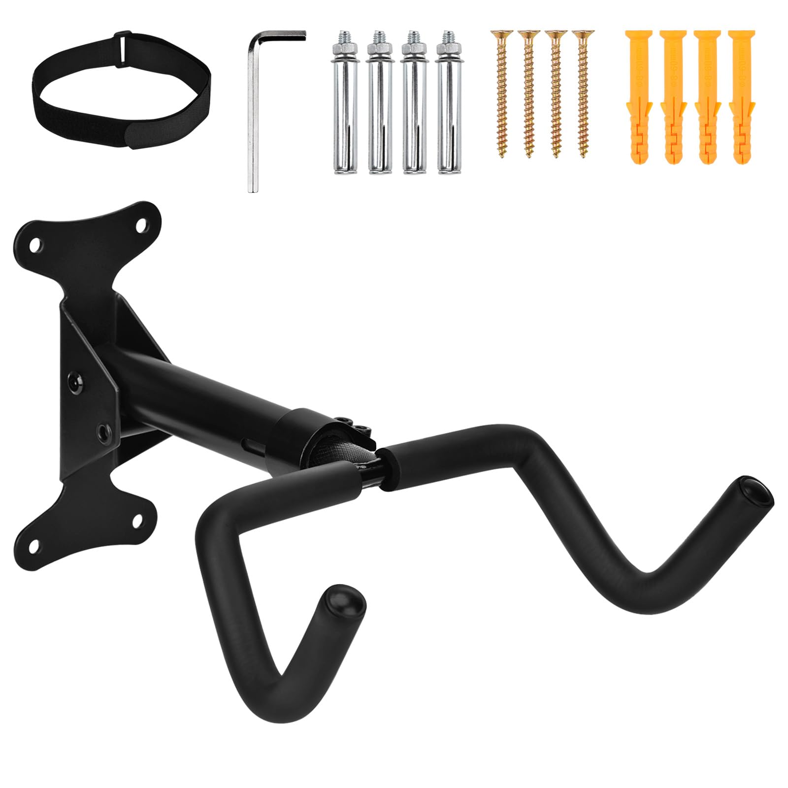 Bike Wall Mount Bike Hanger,Bike Rack for Garage,Wall Mount Bicycle Storage for Indoor,Bike Horizontal Rack Bicycle Wall Rack Bike Holder for Your Road, Mountain or Hybrid Bikes in Garage or Home