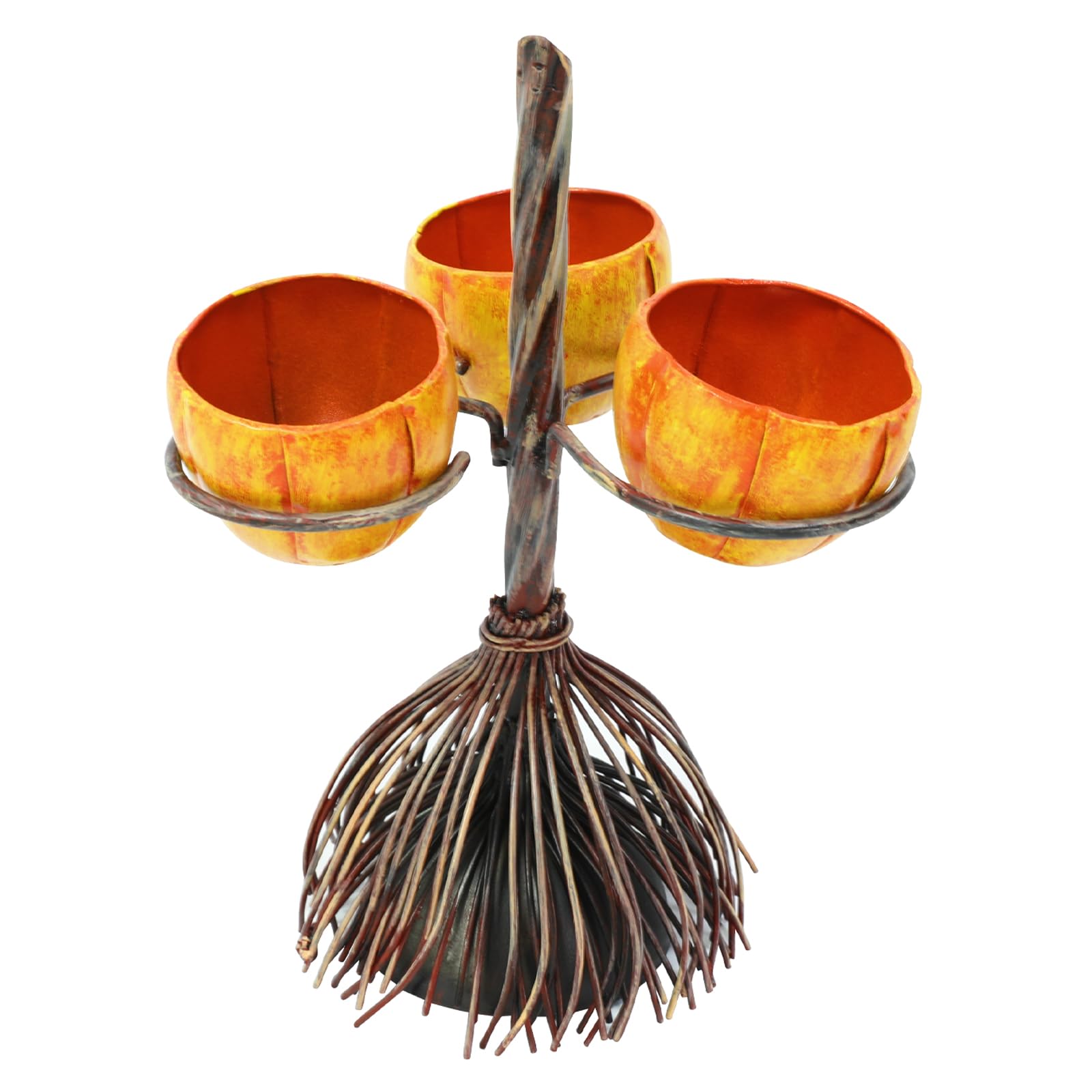 Photo 1 of (MISSING BOWLS) nezababycos Halloween Candy Bowl Pumpkin Snack Bowl Stand Serving Dishes Food Candy Holder Party Dinnerware for Indoor Home Kitchen Decoration Supplies (3 pumpkin bowls set)