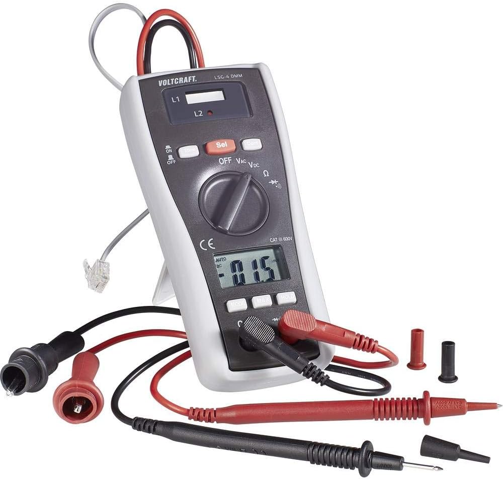 VOLTCRAFT Tester LSG-4 Digital Multimeter with Sound Generator & Inductive Receiver for Electric Circuit Testing Battery Powered - Image 5