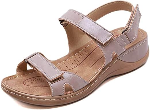 ladies leather sandals amazon