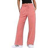 ANRABESS Women's Wide Leg Pants High Waist Drawstring Sweatpants Joggers with Pockets