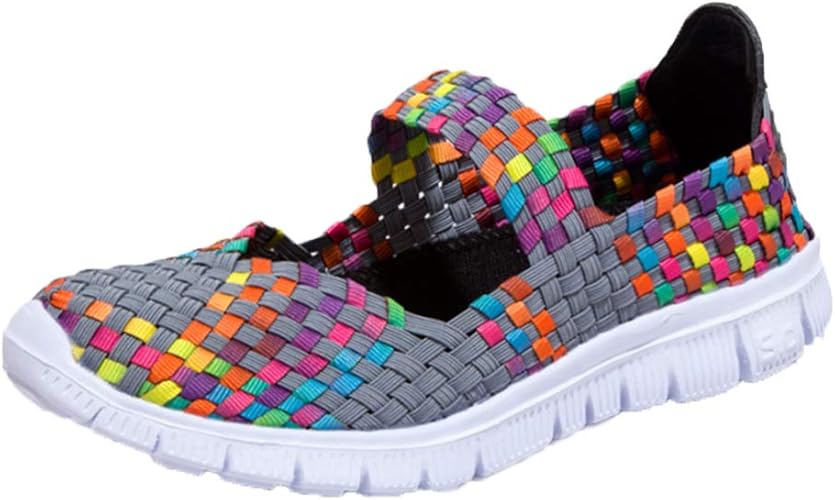 Dogeek Schuhe Damen Gewebte Schuhe Handgemachte Geflochten Leichte Sandalen Damen Elastisch Wanderschuhe Sommerschuhe Damen Amazon De Schuhe Handtaschen