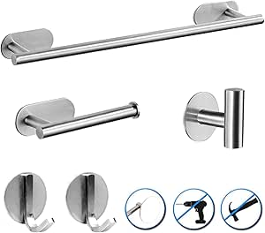 Owoda 5 Piezas Juego de Accesorios de Baño, Toallero Baño ...