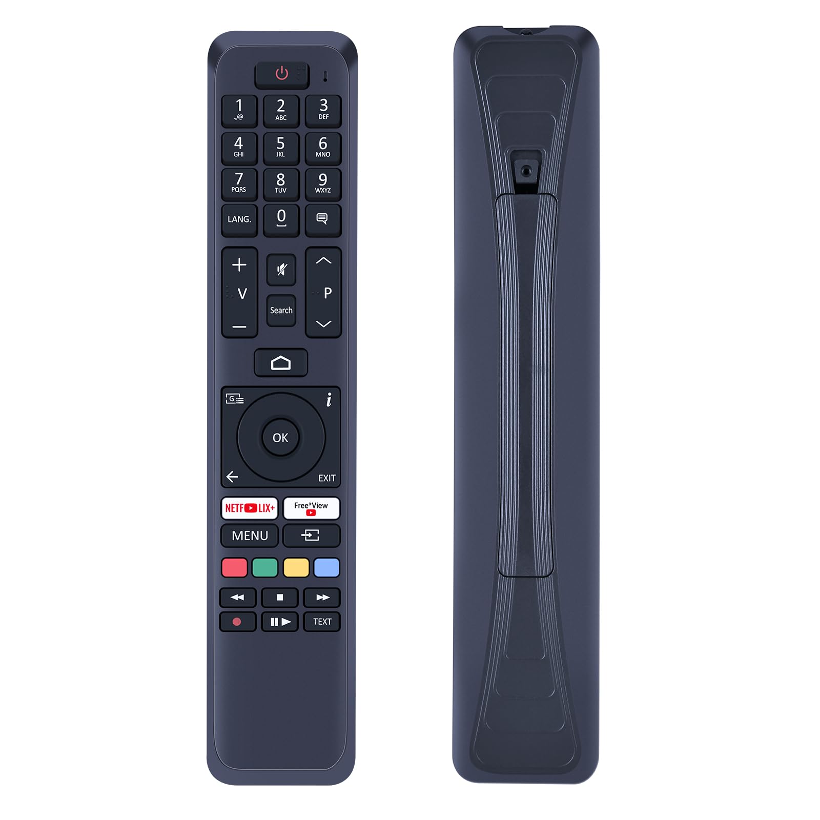 TCNOUMT fit for Toshiba CT-8555 Remote Control Replacement for Hitachi TV RC43161, Compatible with CT-8562 43UA20 43UA2B 49UA20 50UA20 55UA4B 55UA6B 58UA2B 65UA20 50UA3A — image 1