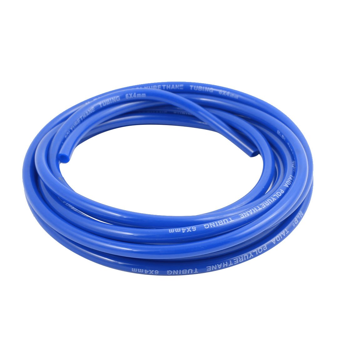 Sourcingmap Pneumatic Air Compressor Tubing PU Hose Tube Pipe 3 Meter 6mmx4mm Light Blue