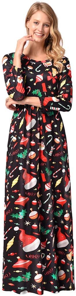 Women's Printed Long Maxi Sundress