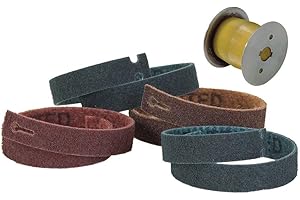 WALTER SURFACE TECHNOLOGIES Walter 07H992 5 Piece Linear Abrasive Hand Rail Finishing Kit - Belt Drive Roller, T-Lock Belts. Finishing Tools and Accessories