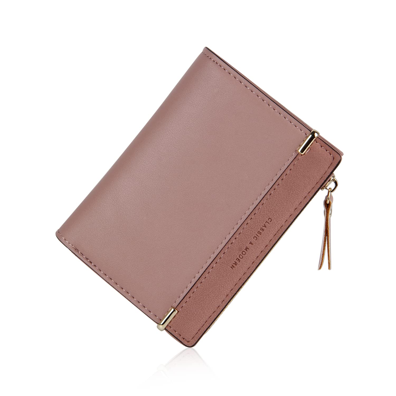 SUKUTU Ladies Wallet, Multi Slots PU Leather Wallet Small Wallet Card Holder Mini Purse for Women Girl