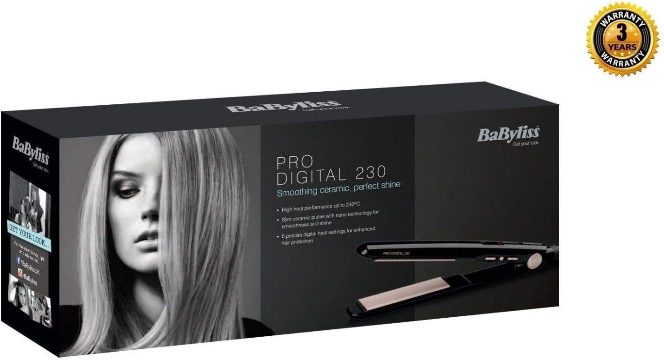 Babyliss pro digital 230 hair straightener Clearance