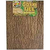 Zoo Med Natural Cork Tile Background, 18 x 24-Inch | Natural cork tile creates a realistic climbing background for terrariums
