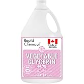 Vegetable Glycerin - USP Food Grade Glycerine Liquid 99.7% - 4 Liter / 1 Gallon / 135 Fl Oz - Made in Canada - Multi-Purpose 