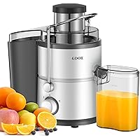 Juicer with 800W Motor, GDOR Juicer Machine with Big Mouth 3” Feed Chute, Dual Speeds Juice Maker for Fruits and Veggies, Ant