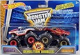 Hot Wheels Monster Jam Demolition Doubles Captain America Vs. Iron Man 1:64 Scale