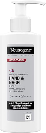Neutrogena Hand & Nail Cream 150ml Fast Absorbing Glycerine Vitamin E