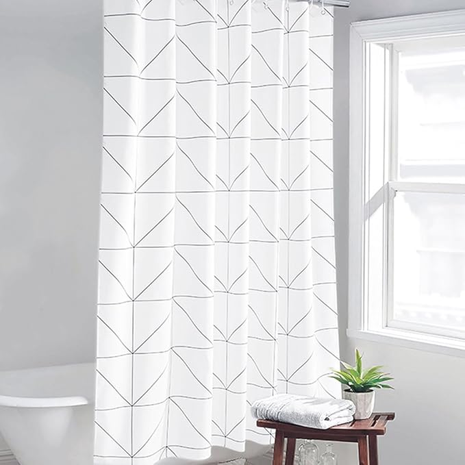 LRZLZY Wasserdichter Polyester Duschvorhang, Duschtrennwand (größe : 180 * 180cm)