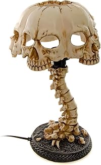 lampe table tête de mort 1