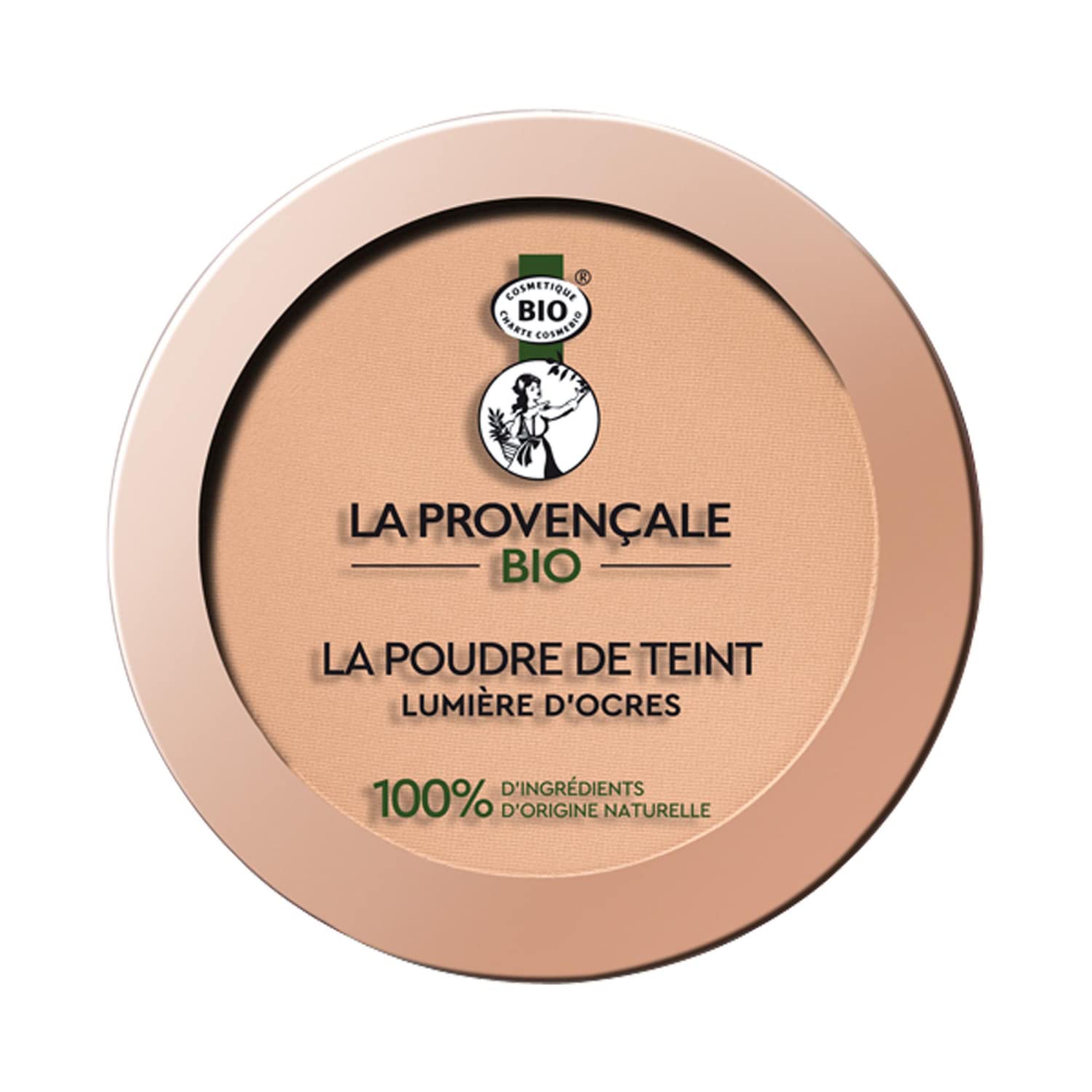 La Provençale Bio - Certified Organic Ochre Light Foundation Powder - 100% Natural Ingredients - For All Skin Types - Shade: Medium (02) - 8 g