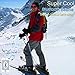 Bluetooth Beanie Hat,Adult Unisex Trendy Soft Warm Skully Hat Cap with Wireless Headphone Headset Speaker Mic Hands-Free, for Winter Outdoor Sports Skiing Snowboard Hiking - Black