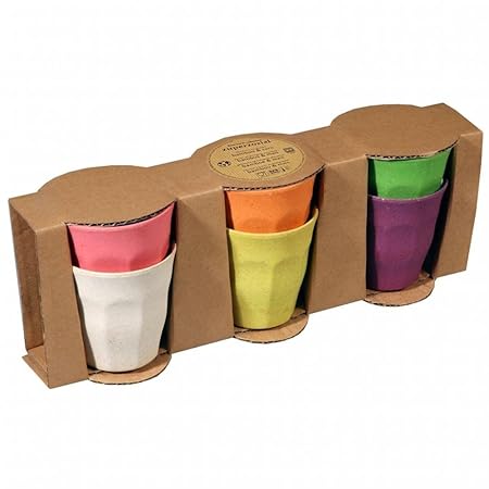 zuperzozial Color Becher 6er Set Rainbow Sortiert