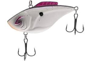 Bill Lewis Hammer-Trap - Freshwater Lifelike Lipless Crankbait Fishing Lure with Mustad Triple Grip Hooks, 3/8 Oz - 5/8 Oz