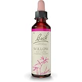 Bach Original Flower Remedies, Willow - Forgive &amp; Forget - Natural Homeopathic Flower Essence for Emotional Balance - Vegan, Gluten Free, Sugar Free - 20mL Dropper