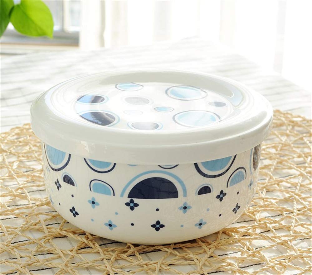 KISlink Recipiente de cerámica para microondas con lonchera ...