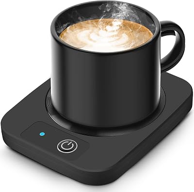 Lesipee Smart Coffee Mug Warmer Electric Cup Warmer Aluminum Panel Desk Office