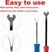 NUDFSY 2 Pcs Tack Puller Nail Remover Tool Upholstery Staple Furniture Floor view 6