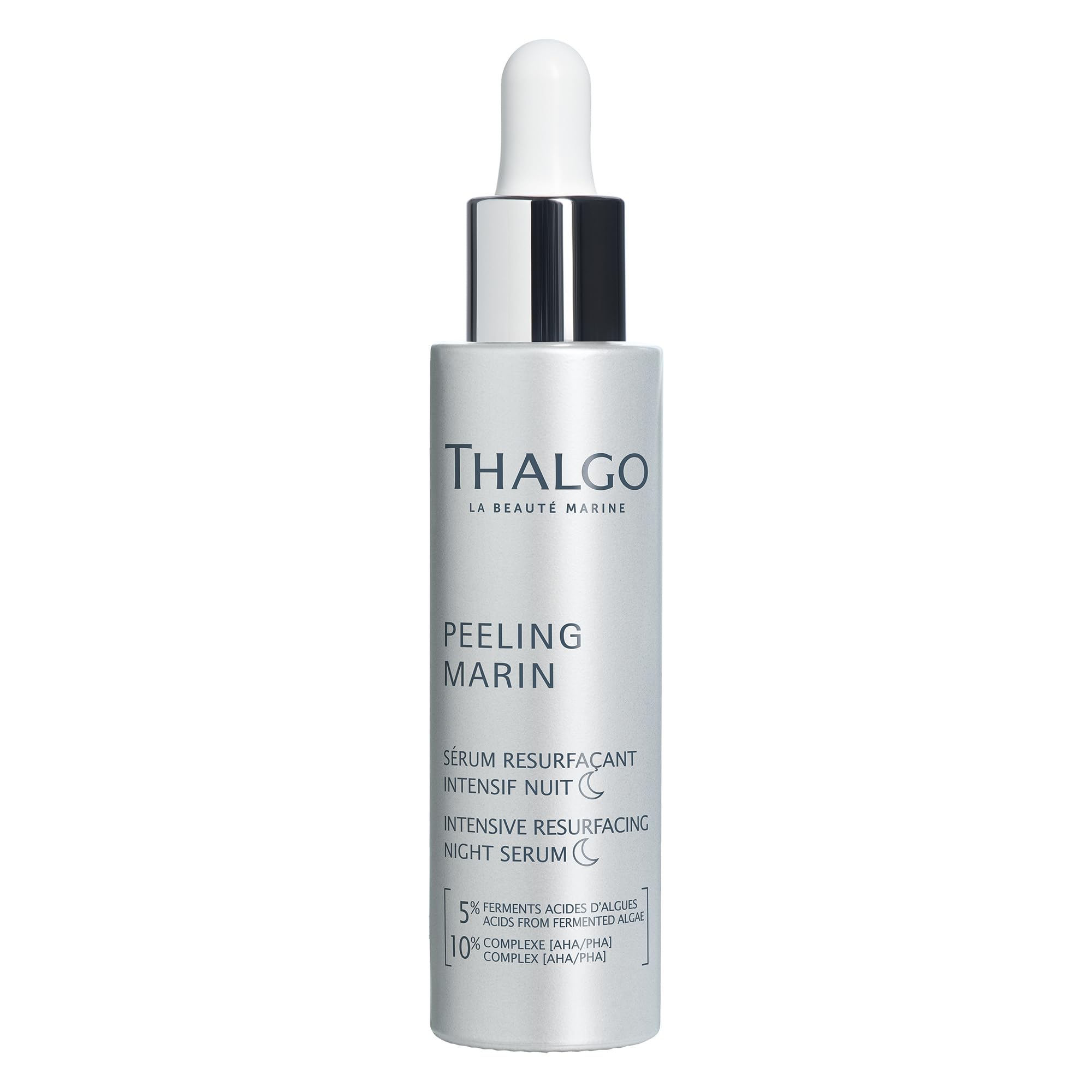 Thalgo Unisex THALGO PEELING MARIN INTENSIVE NIGHT SERUM 30ML, Black, One Size UK