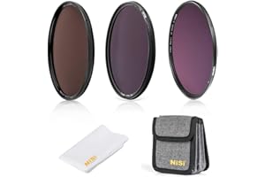 NiSi 82mm Circular ND Filter Kit - 82mm ND8 + (ND64+CPL) + ND1000 + Filter Pouch + Cleaner