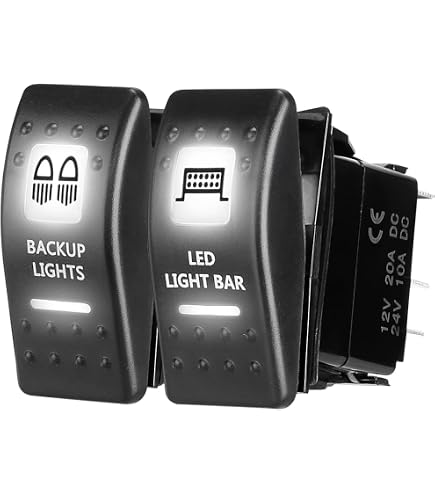 Rock Light Switch Deer Hunter LED Rocker Switch - 5-Pin Laser Etched ...