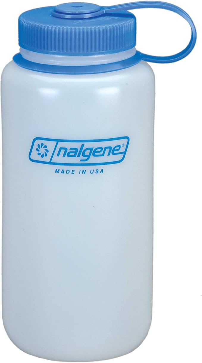 Nalgene HDPE Wide Mouth Loop Top Bottle, White, 32Ounce Amazon.ca