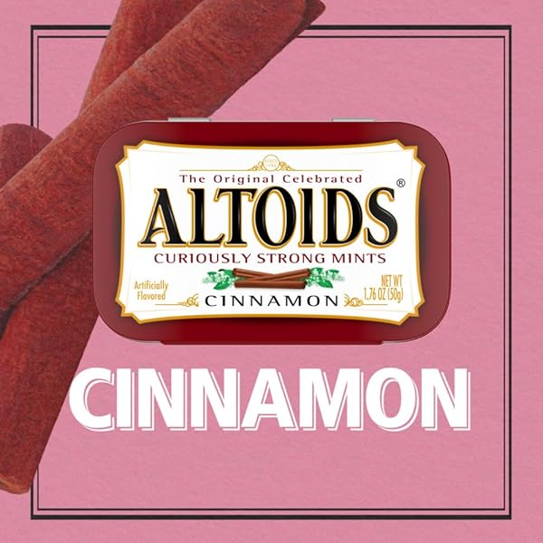 ALTOIDS CINNAMON MINTS SINGLE PACK, 1.76 OUNCE