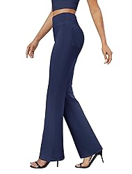 DLOODA Womens Bootcut Dress Pants Business Casual
