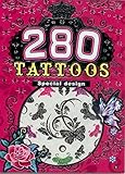280 Temporary Tattoos - Butterfly & Henna Design - Style 1
