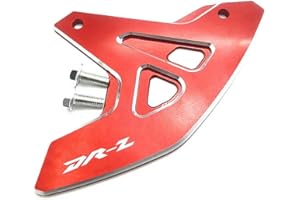 GYUKSIA for Suzuki DRZ DR-Z 400SM 2000-2024 CNC Rear Brake Disc Guard Protector Cover DRZ400SM (Red)