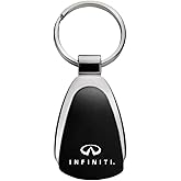 AU-TOMOTIVE GOLD, INC. Officially Licensed Black Teardrop Key Chain for Infiniti