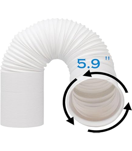 thumbnail interactive-video image 1 of LBG Products 5 Inch 16.5Ft Dryer Vent Hose,Flexible Aluminum Insulation Air Duct With PVC Layer Protection Ducting Vent Hose For HVAC Heating Cooling Ventilation And Exhaust,12.5cm X 5m,Black 1 of 1
