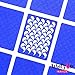 Whats Up Nails - Droplets Vinyl Stencils for Nail Art Design (1 Sheet, 12 Stencils)