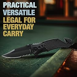 Legal Pocket Knife with 2.95” Serrated