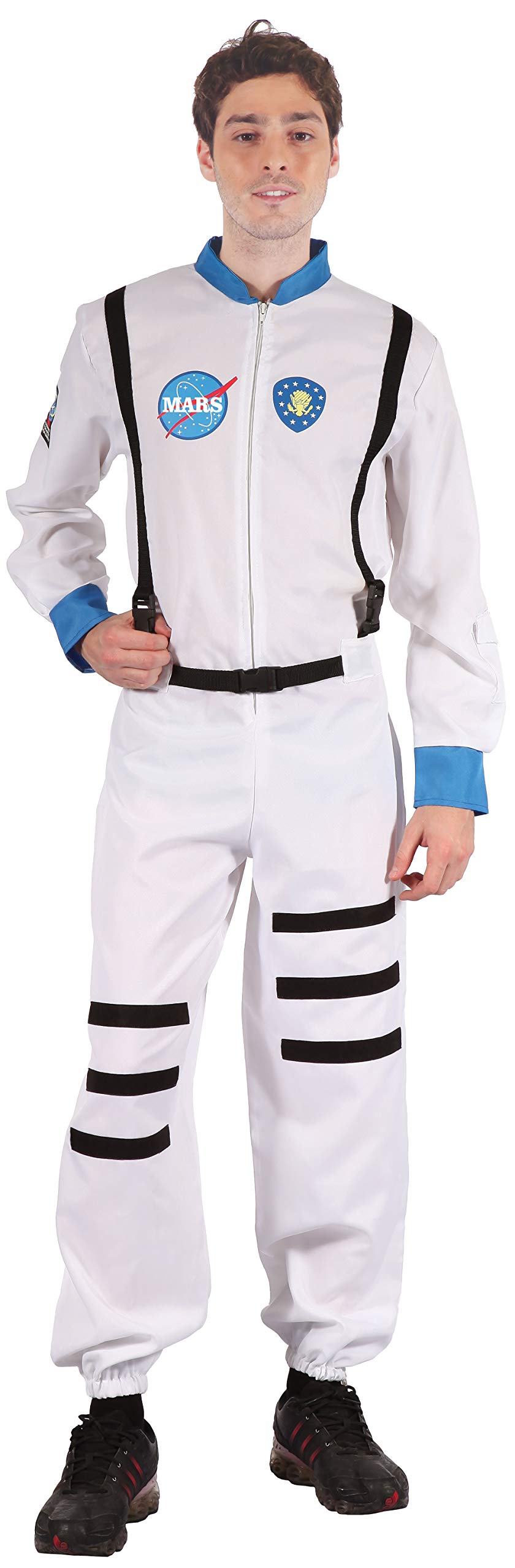 Bristol Novelty AC173X Astronaut (XL) Costume, Men, White